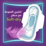 ⁦أولويز Aloe Cool فوط للأيام الخفيفة، 50 فوطة ماكسي طويلة وسميكة⁩ - الصورة ⁦5⁩