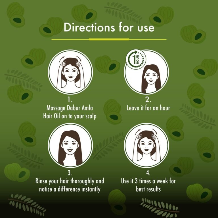 Dabur Amla Hair Oil for Strong, Shiny, and Dark Hair - 200ml - Image 4