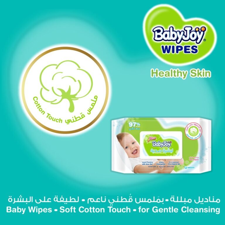BabyJoy Healthy Skin Wet Wipes - 50 Count - Image 3