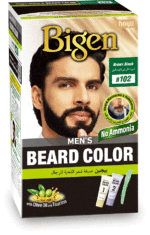 Bigen Men's Beard Hair Color - Black to Brown B102 - Image 3