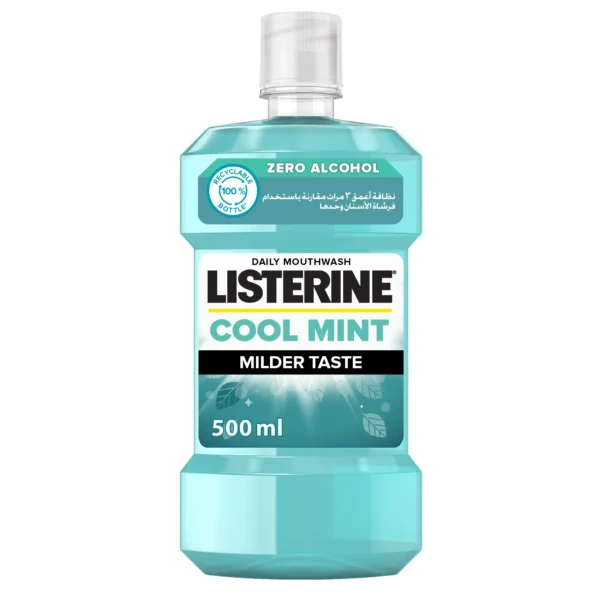 LISTERINE Mouthwash Cool Mint Milder Taste 500ml - Image 1