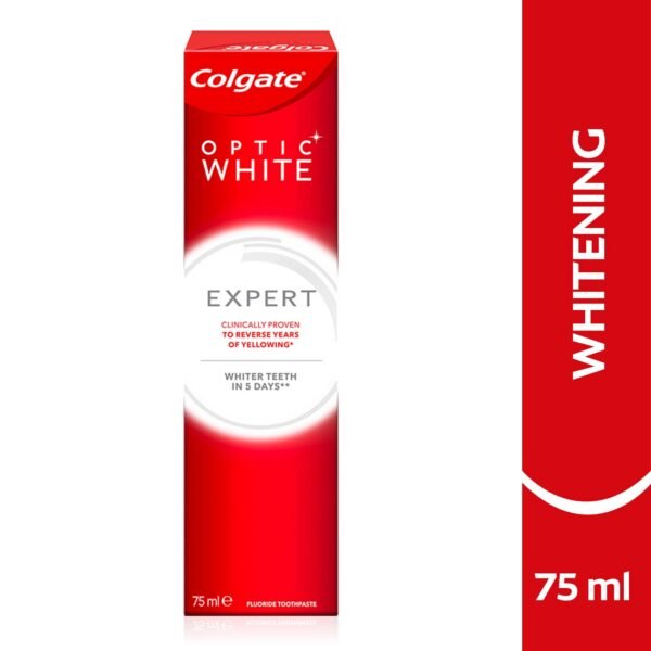 Colgate Optic White Expert Whitening Toothpaste 75ml - Image 2