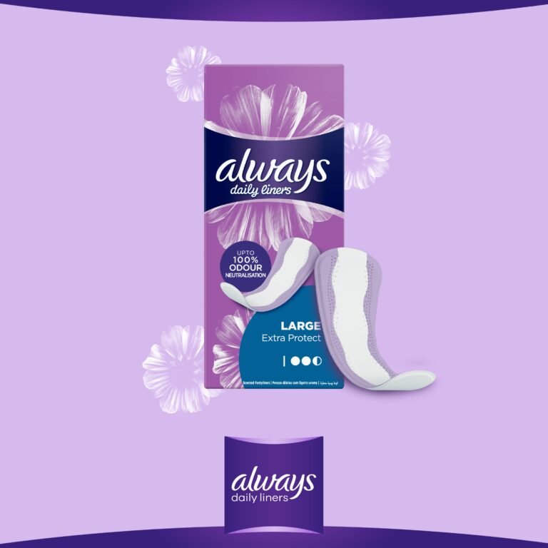 Always Daily Liners Extra Protect Pantyliners, Large, 16 Count - Image 2
