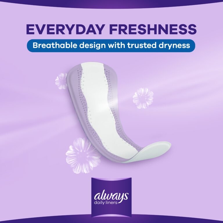 Always Daily Liners Extra Protect Pantyliners, Large, 16 Count - Image 4
