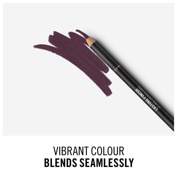 Rimmel Lasting Finish Lip Liner - 850 Underground Purple - Image 6