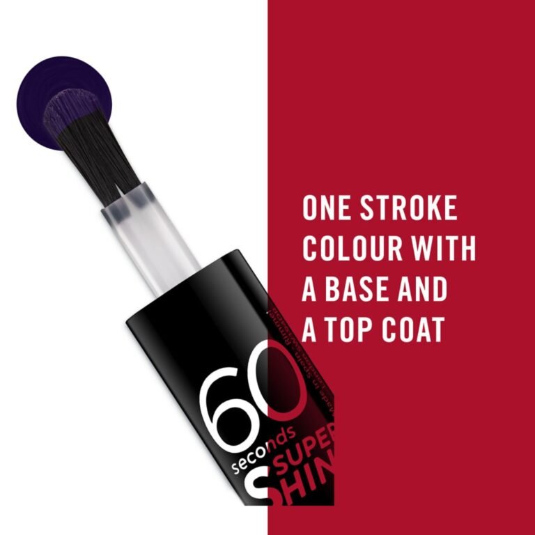 Rimmel 60 Sec Super Shine Nail Polish - Dark Blue 720 - Image 5