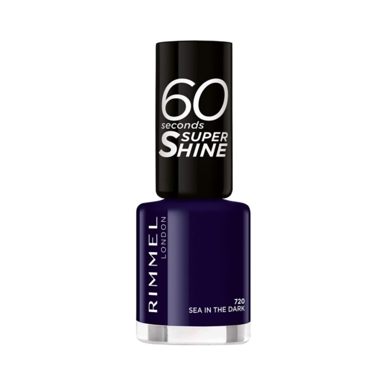 Rimmel 60 Sec Super Shine Nail Polish - Dark Blue 720 - Image 2