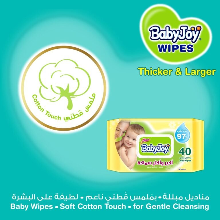 BabyJoy Thick Scented Wet Wipes - 40 Wipes - Image 3