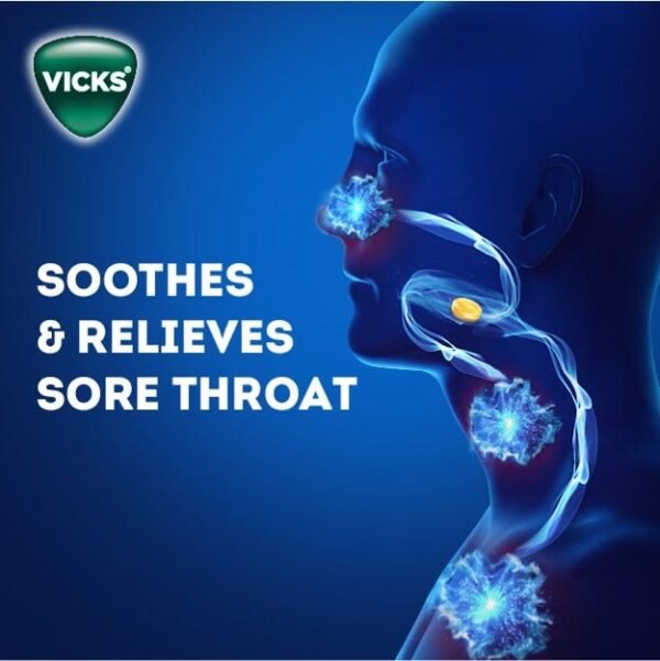 Vicks VapoDrops Berry Flavor Lozenges for Cough and Sore Throat Relief - 36 pcs - Image 5