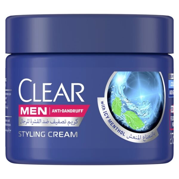Clear Men Cool Mint Anti-Dandruff Hair Styling Cream - 275ml - Image 2