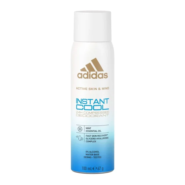 Adidas Active Skin & Mind Instant Cool Spray 100 ml - Image 1