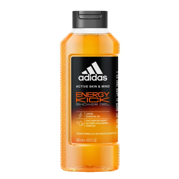 Adidas Active Skin & Mind Energy Kick Men Shower Gel 400 ml - Image 1
