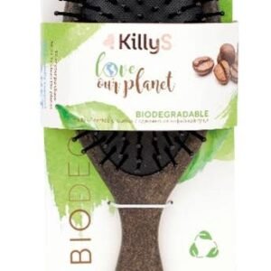 Killys Biodegradable Oval Hairbrush Made From Coffee Grounds