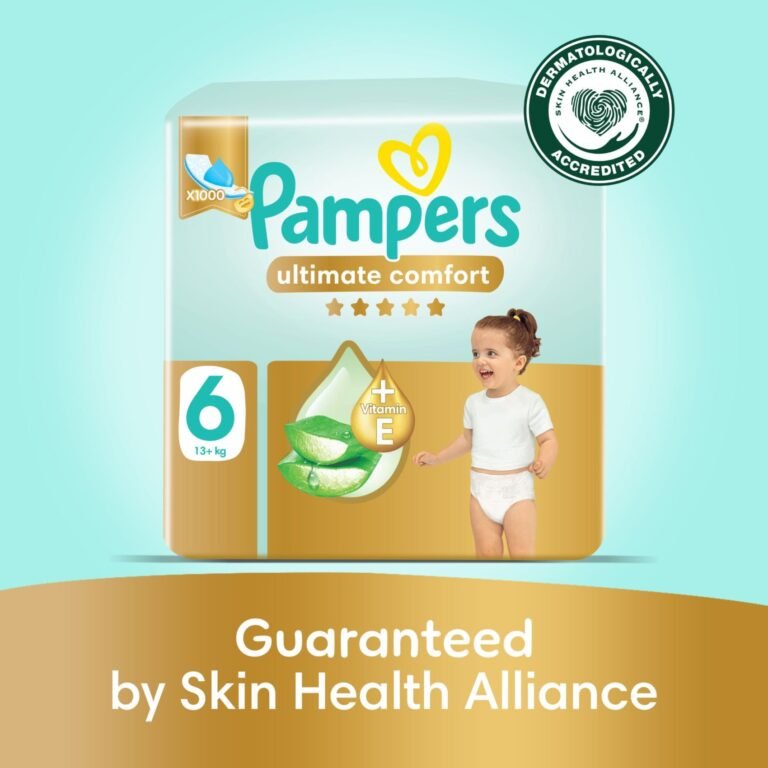 Pampers Ultimate Comfort Taped Diapers, Size 6, 13+kg, Giant Pack, 42 Count - Image 6