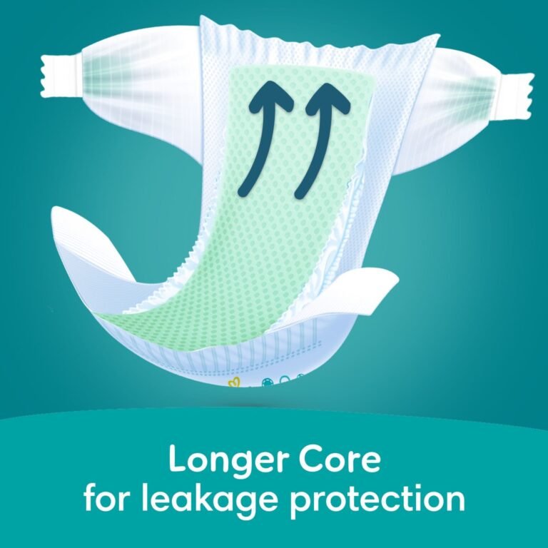 Pampers Rash Protection Taped Diapers, Size 4, 9-14kg, Carry Pack, 16 Count - Image 6