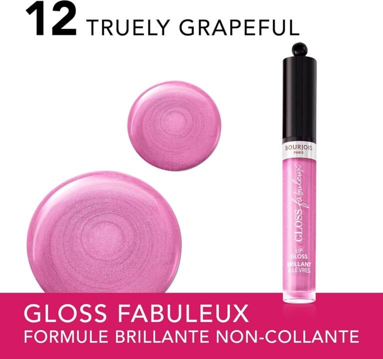 Bourjois Gloss Fabuleux - 12 Truly Grapeful: Luxurious Lip Gloss - Image 3