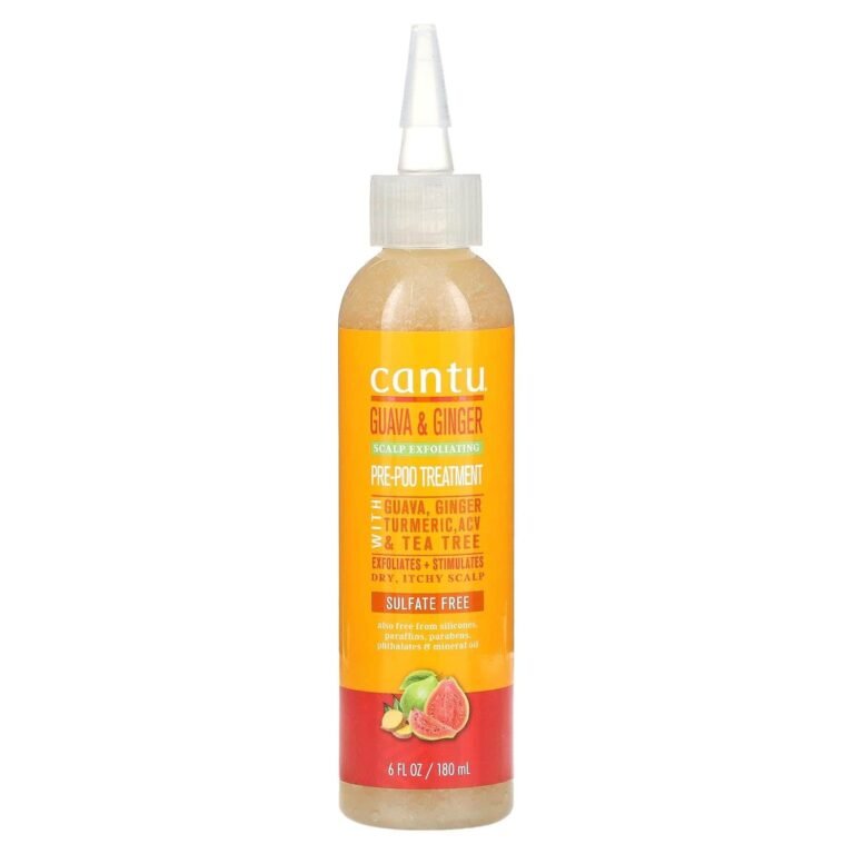 Cantu Guava & Ginger Scalp Exfoliating Pre-Poo Treatment - 180ml - Image 1