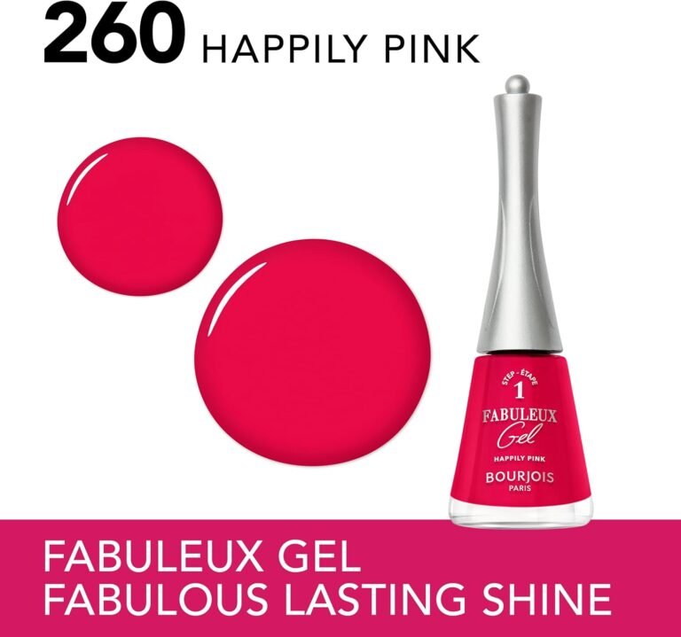 Bourjois Fabuleux Gel Nail Polish 260 Happily Pink - Pink - 9 ml - Image 2