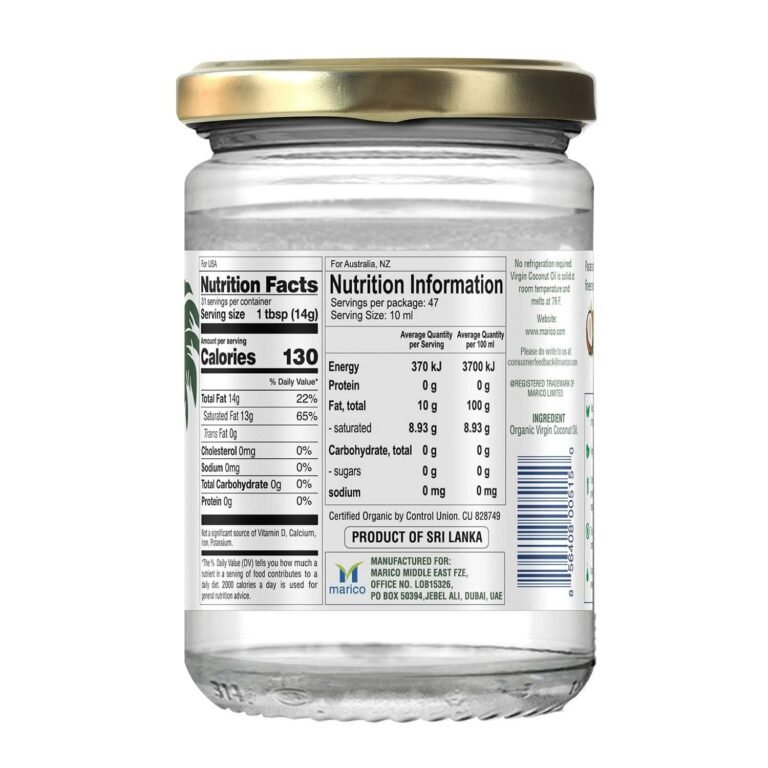 Parachute Naturalz Organic Virgin Coconut Oil - 200ml - Image 9
