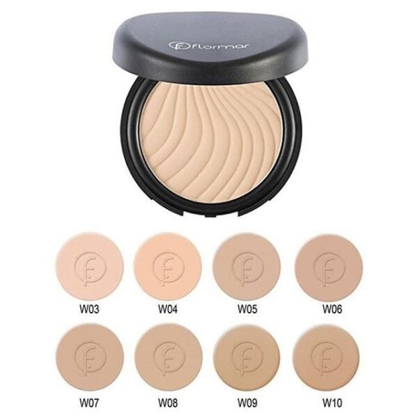 Flormar Wet&Dry Compact Powder W07 Beige - Natural Radiance - Image 3