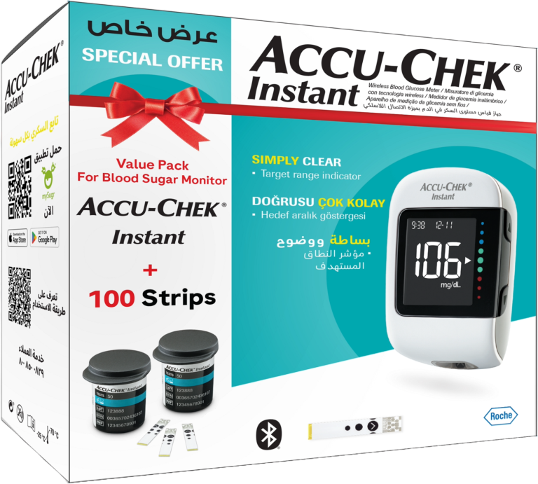 Accu-Chek Instant Monitor + (2 x 50 Strips) Bundle Pack - Image 1