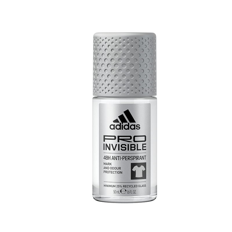 adidas_pro_invisible_roll-on_antiperspirant_50_ml اديداس برو انفيزيبل رول مزيل عرق للرجال 50 مل - الصورة 1