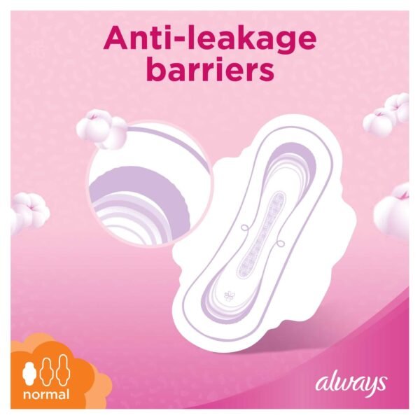 Always Cotton Soft Ultra Thin, Normal sanitary pads with wings, 20 Count - Image 6