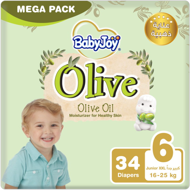 BabyJoy Olive Oil Diapers Size 6 XXL - 34 Count - Image 1