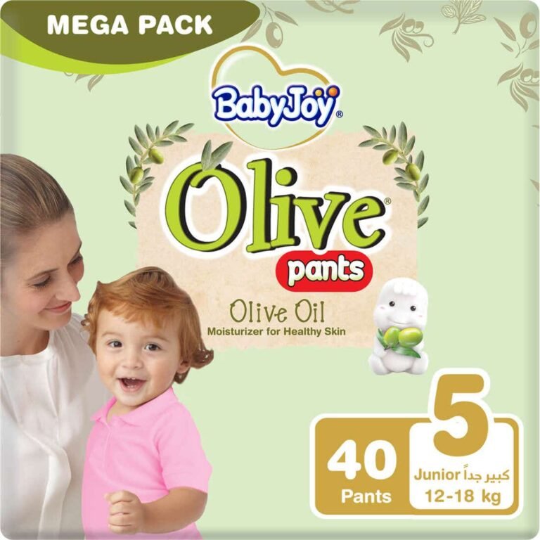 BabyJoy Olive Pants Diapers - Size 5 (12-18 Kg) Mega Pack 40 Pcs - Image 6