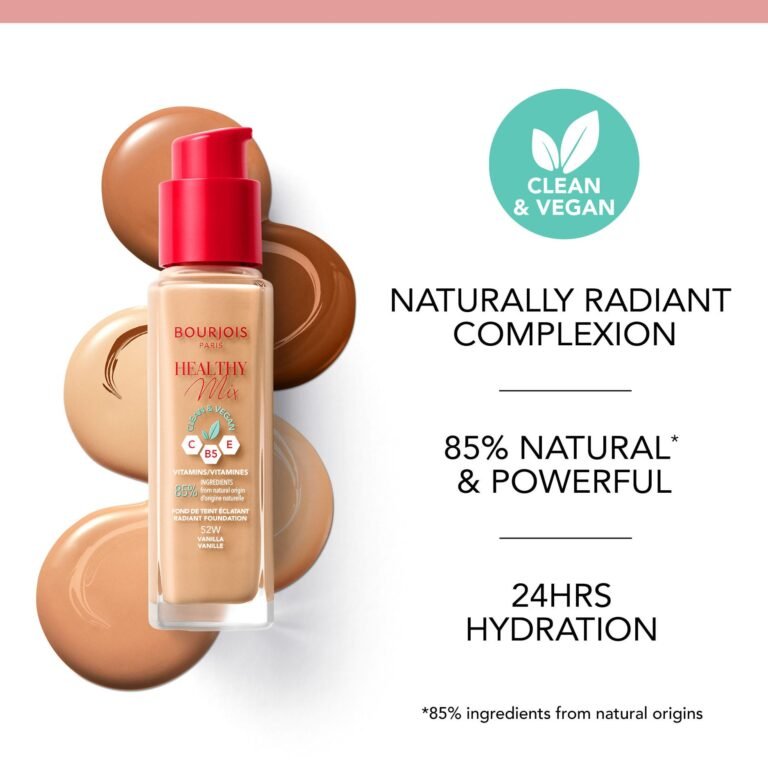 Bourjois Healthy Mix Clean Foundation - 57 Bronze - Image 3