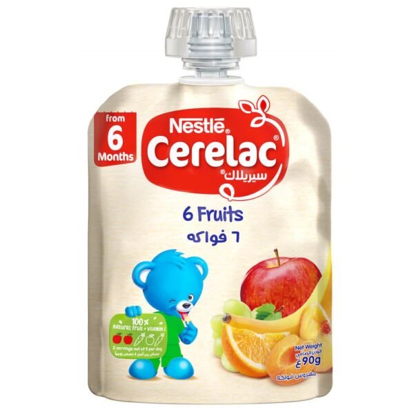 Cerelac 6 Fruits Puree - 90g (+6 Months) - Image 2