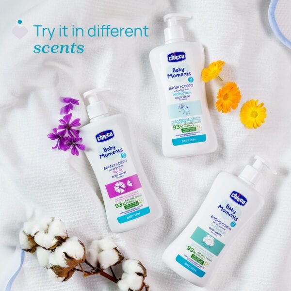 Chicco Body Wash Protection for Delicate Skin 500ml - Image 3