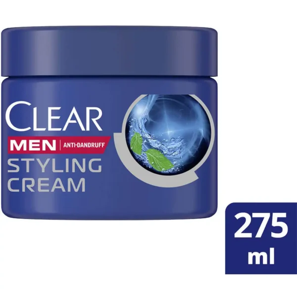 Clear Men Cool Mint Anti-Dandruff Hair Styling Cream - 275ml - Image 1