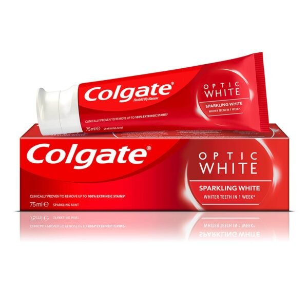 Colgate Optic White Sparkling Toothpaste 75ml - Image 5