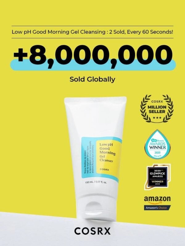 Cosrx Low Ph Good Morning Gel Cleanser 150ml - For Radiant & Clear Skin - Image 4