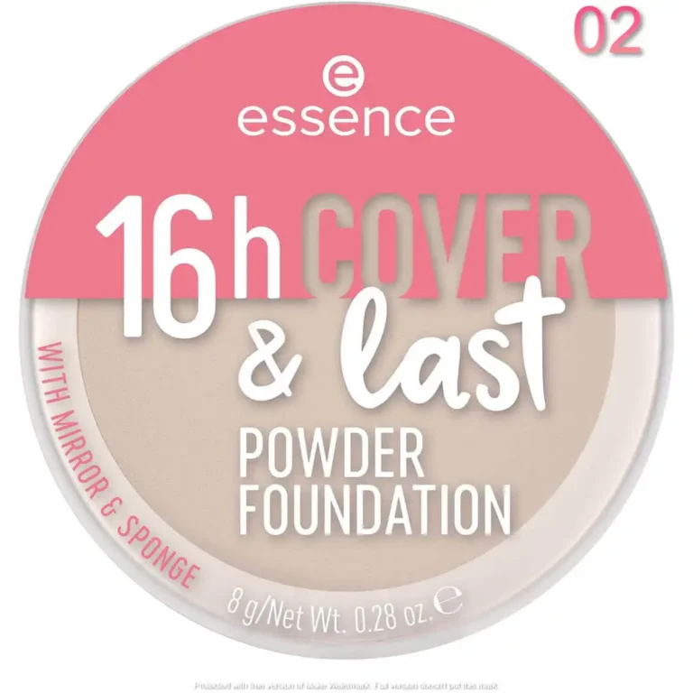 Essence 16h Cover & Last Powder Foundation 02 - Nude - Image 1