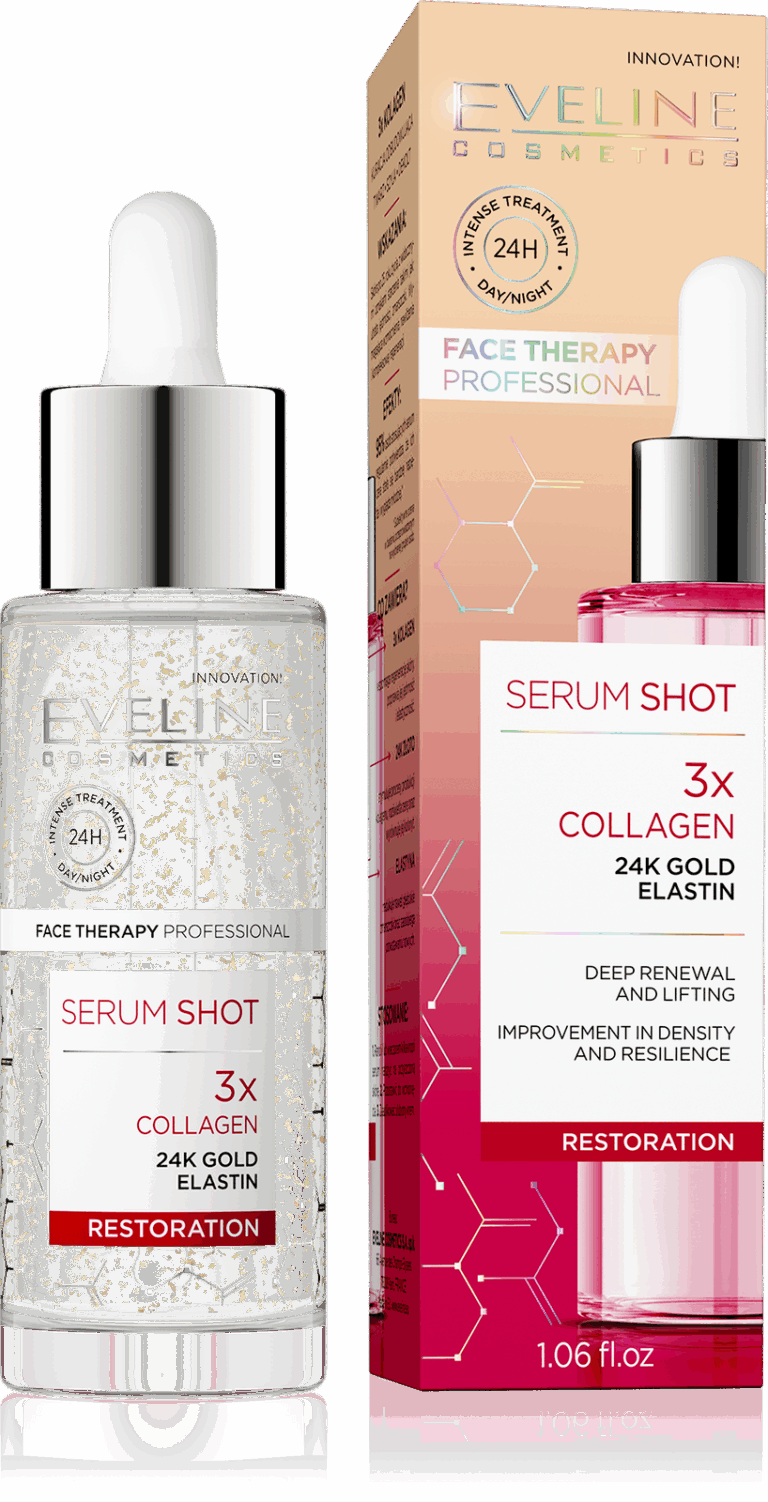 Eveline Serum Shot 3x Collagen Restoration And Renewal 30ml - Image 2