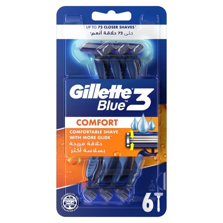 Gillette Razor Disposable Blue3 Comfort 6 pcs - Image 2
