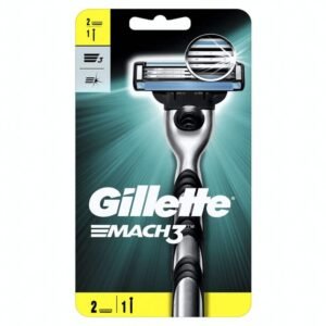 Gillette Mach 3 Razor + 2 Blades Refill