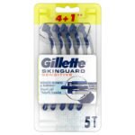 Gillette Skinguard Sensitive Razors 4+1 Free