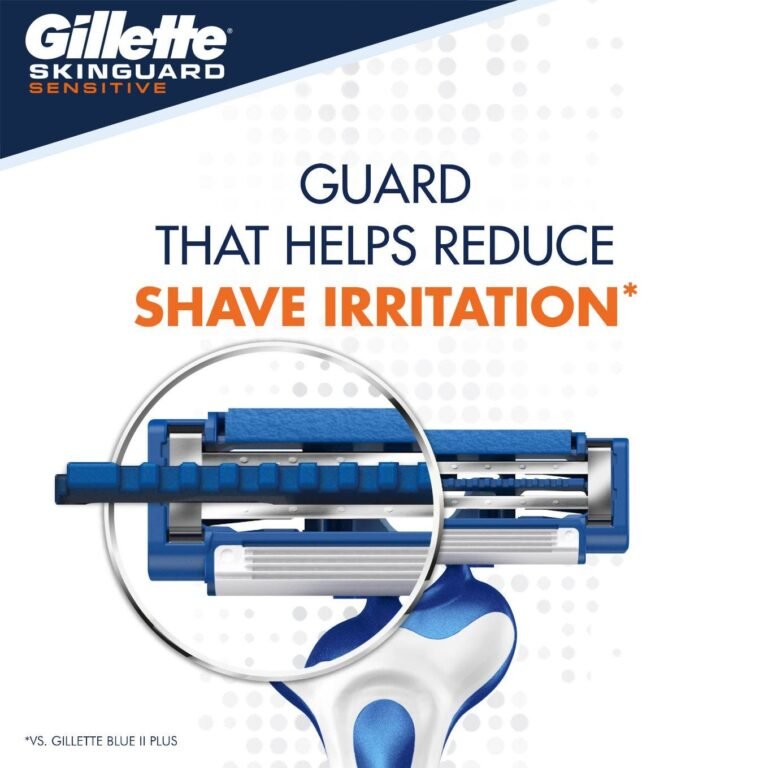 Gillette Skinguard Sensitive Razors 4+1 Free - Image 3