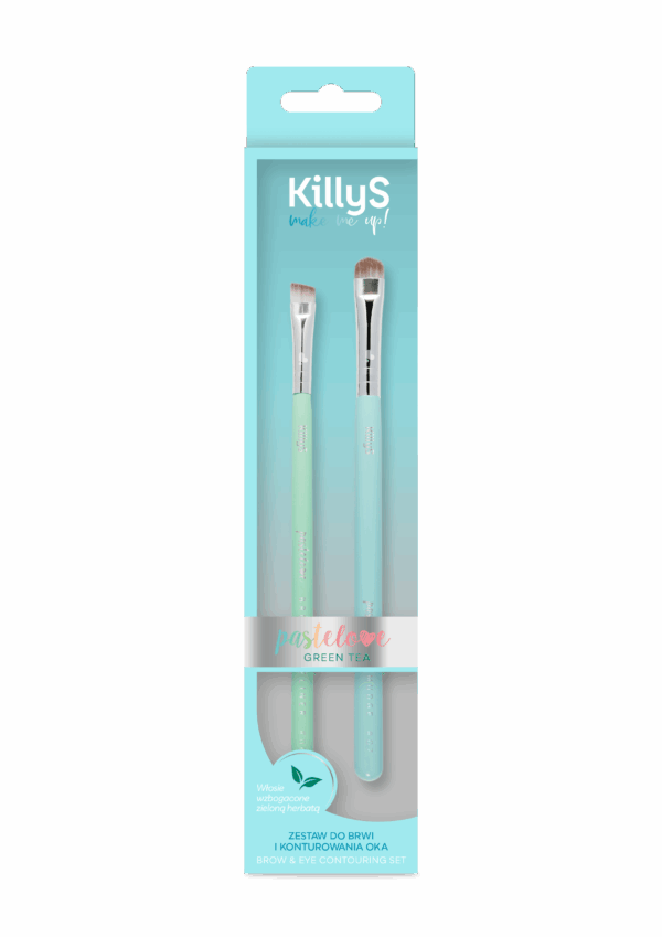 KillyS Pastelove Green Tea Eyebrow & Eyeliner Brush | فرشاة حواجب و ايلاينر كيليز باستيلوف جرين تي - Image 5