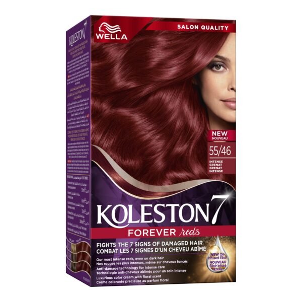 Koleston Forever Reds Hair Color Exotic Red 55/46 - Long-Lasting Vibrant Shade - Image 1