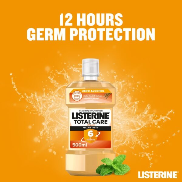 LISTERINE Miswak Mouthwash Alcohol-Free - 500ml - Image 2
