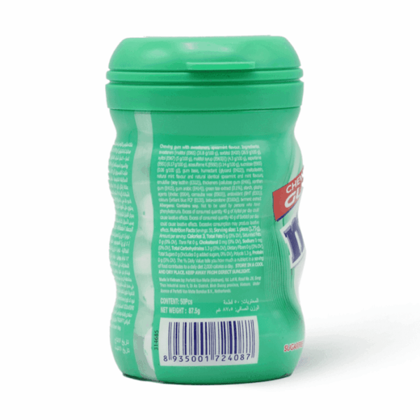 Mentos Pure Fresh Spearmint Gum Bottle 50 Pcs - Image 2