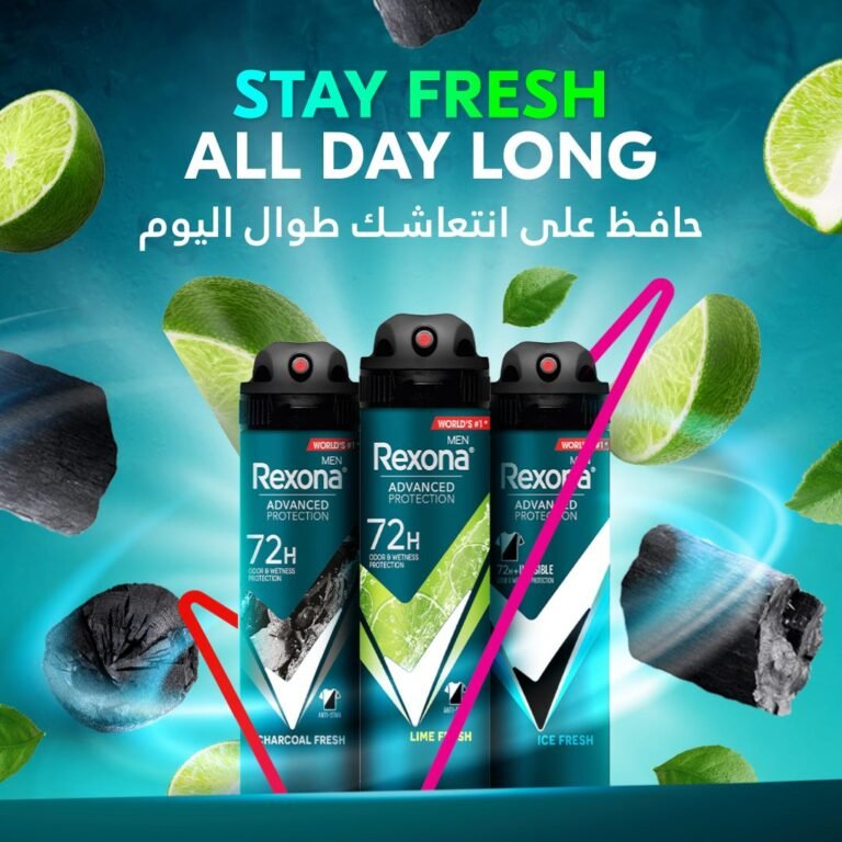 Rexona Men Deodorant Spray - Lime Fresh, 72 Hour Protection, 150 ml - Image 4