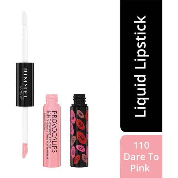 Rimmel Provocalips Liquid Lipstick - Dare To 110 Pink - Image 1