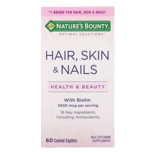 Nature'S Bounty Hair, Skin & Nails 30 Caplets - Tablets for Hair, Skin, and Nails