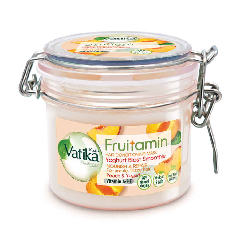 Vatika Hair Mask Fruitamin Peach - Deep Hydration 350 gm - Image 1
