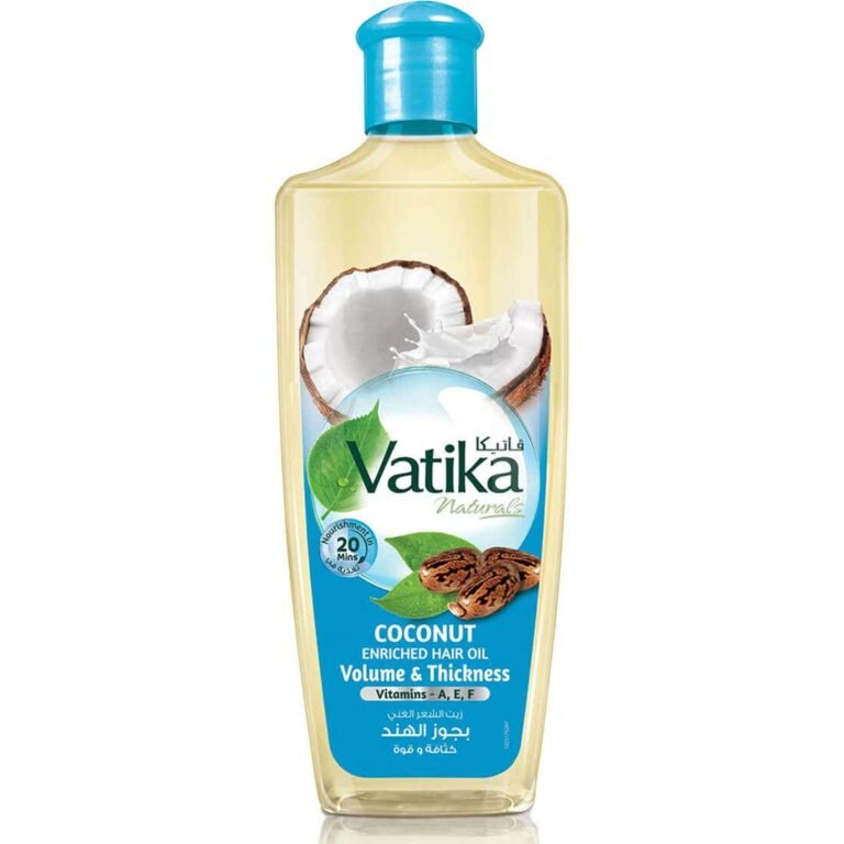 Dabur Vatika Coconut Enriched Hair Oil for Volume & Thickness - 300 ml - Image 1